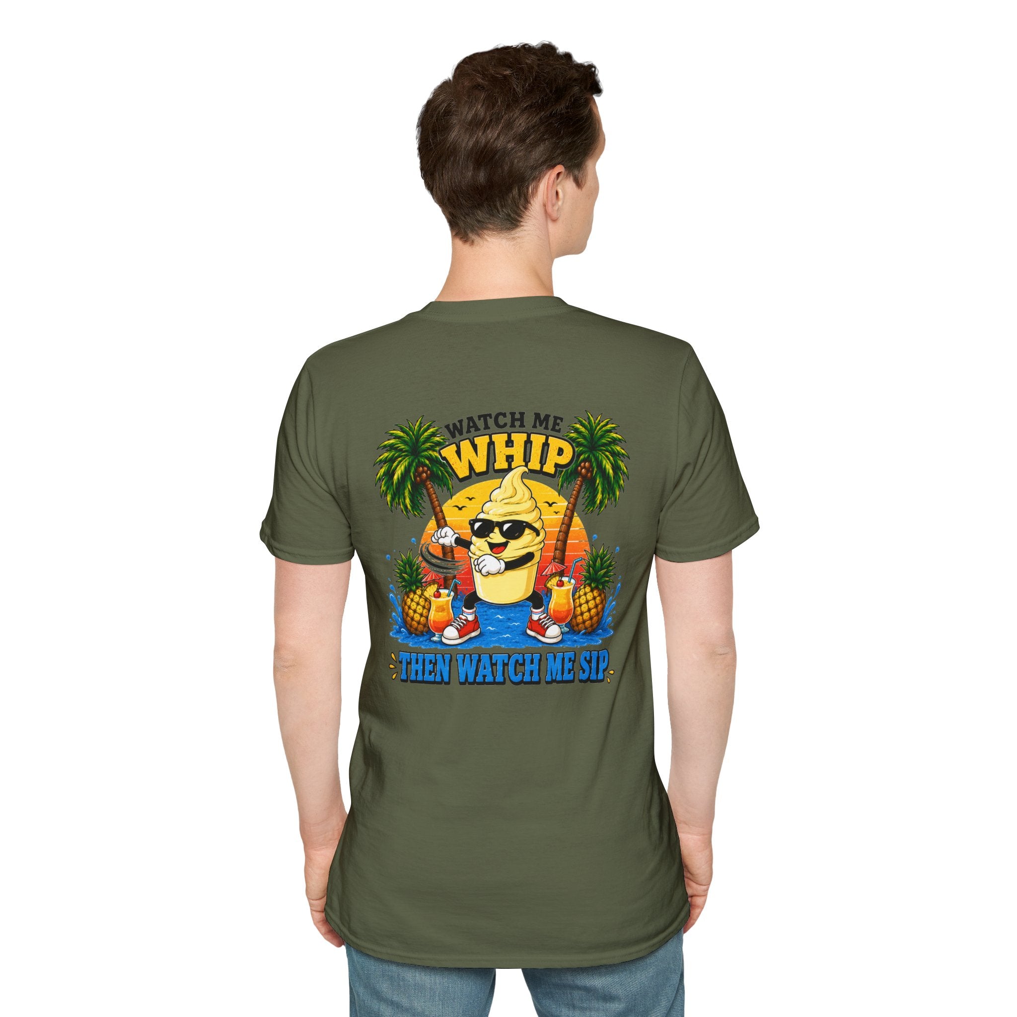 Watch Me Whip Then Watch Me Sip Disney Cruise Shirt | 2026 Family Cruise Shirt | Matching Cruise Shirts | Pineapple Vacation Tee | Cruise Squad Gift