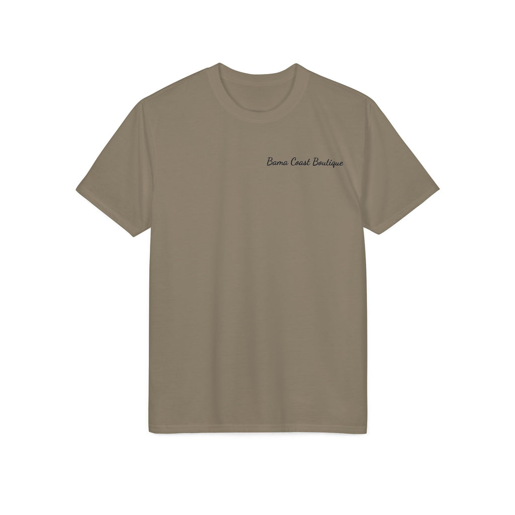 Bama Coast Boutique T-Shirt — Coastal Fishing Sunset Graphic Tee