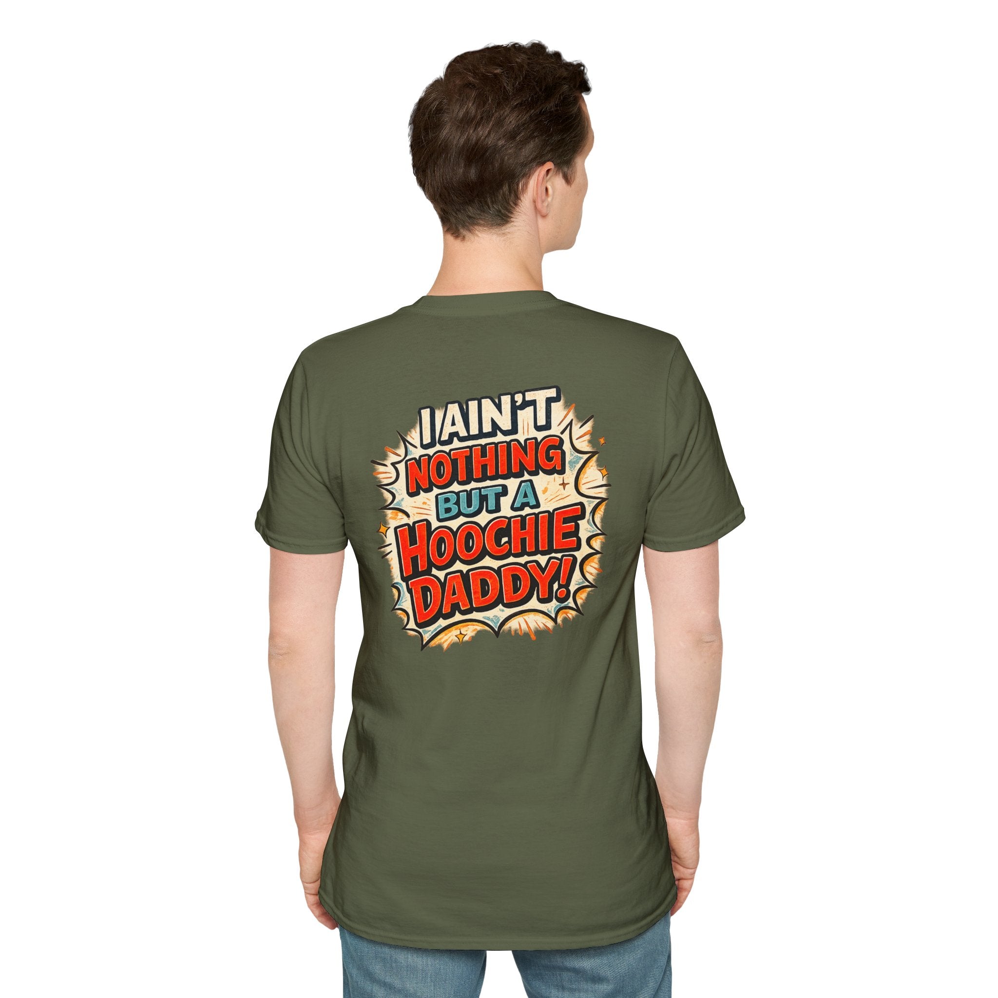 Hoochie Daddy Graphic T-Shirt — "I Ain't Nothing But a Hoochie Daddy" Retro Comic Tee