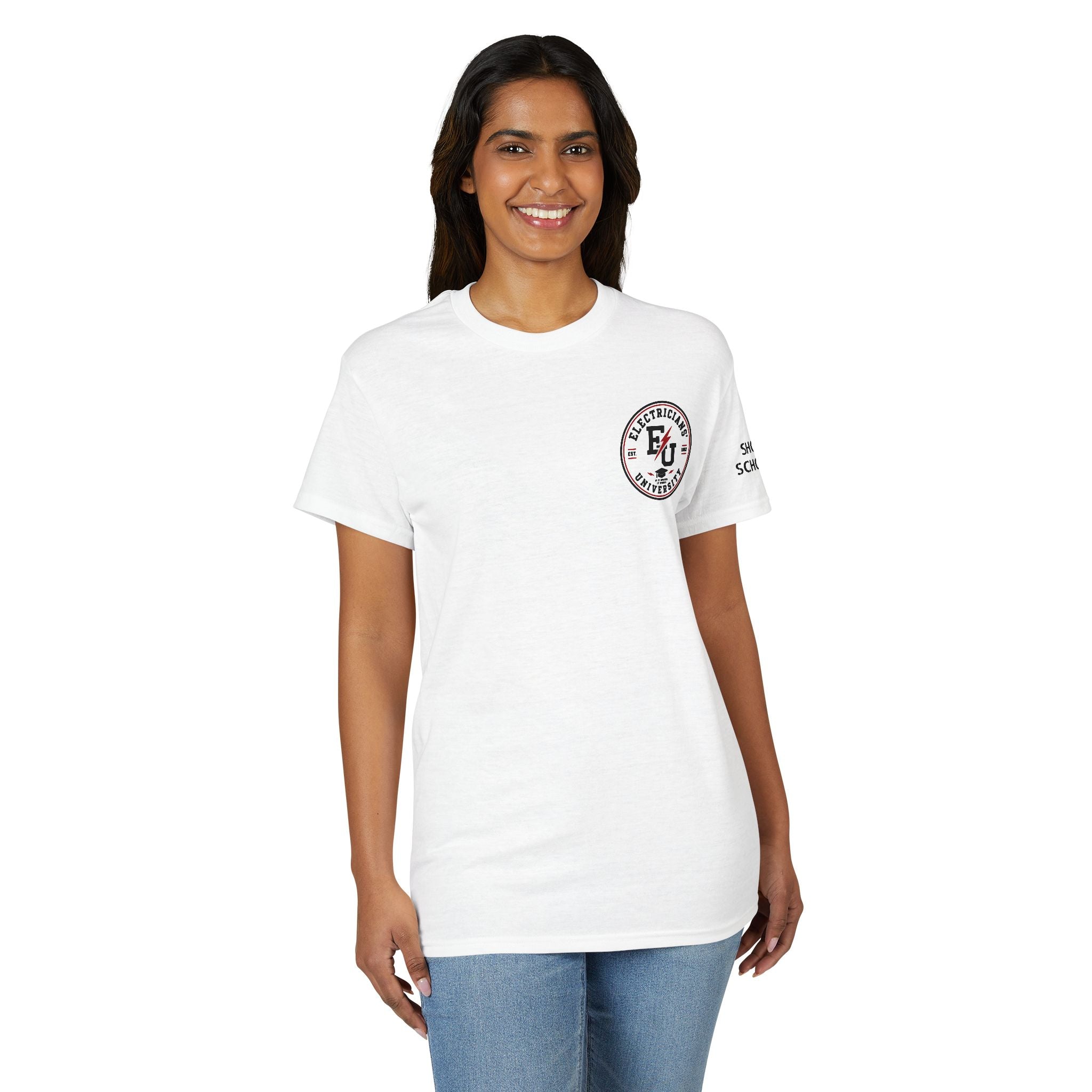 Electrical 101 T-Shirt — "Don't Touch the Shiny Parts" Retro Electrician Tee