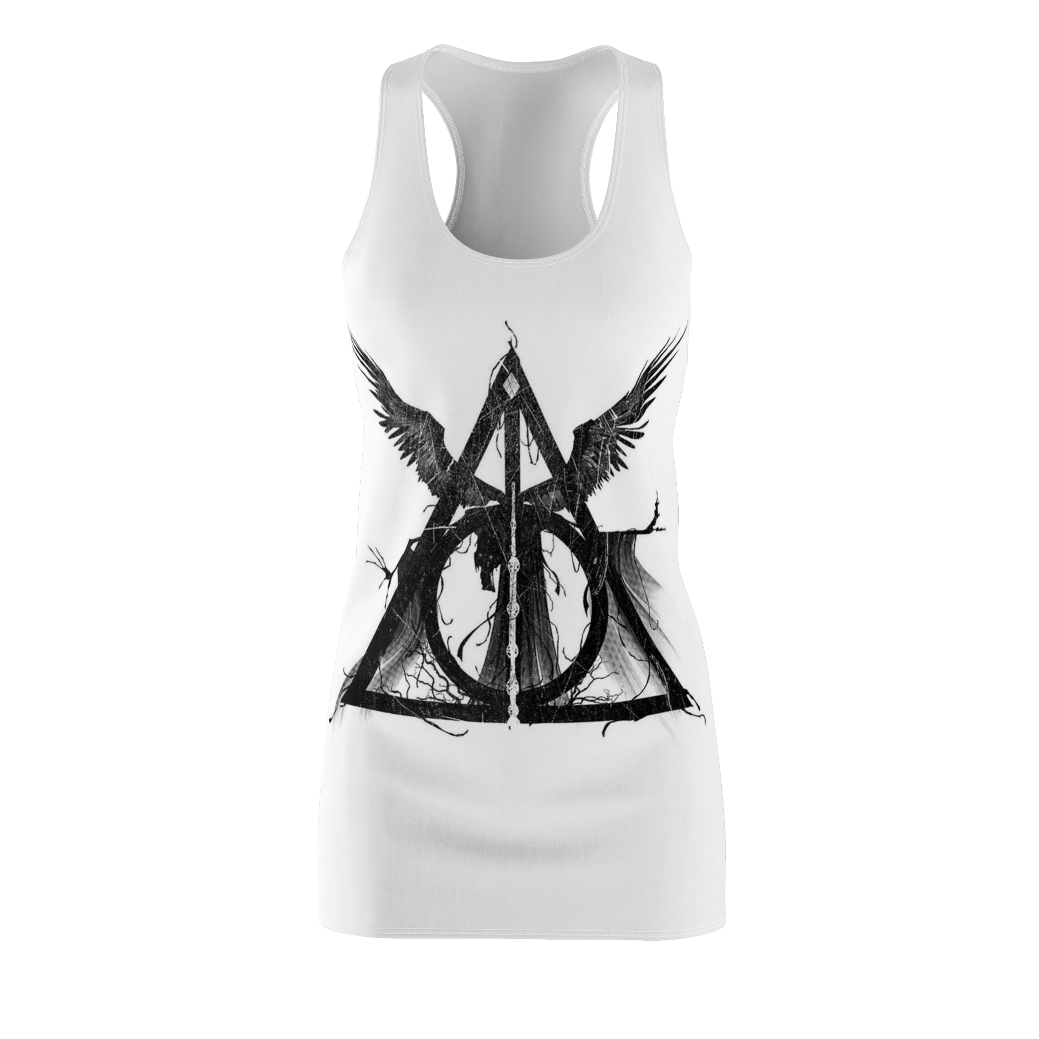 Deathly Magical ~ Women's Cut & Sew Racerback Dress (AOP)