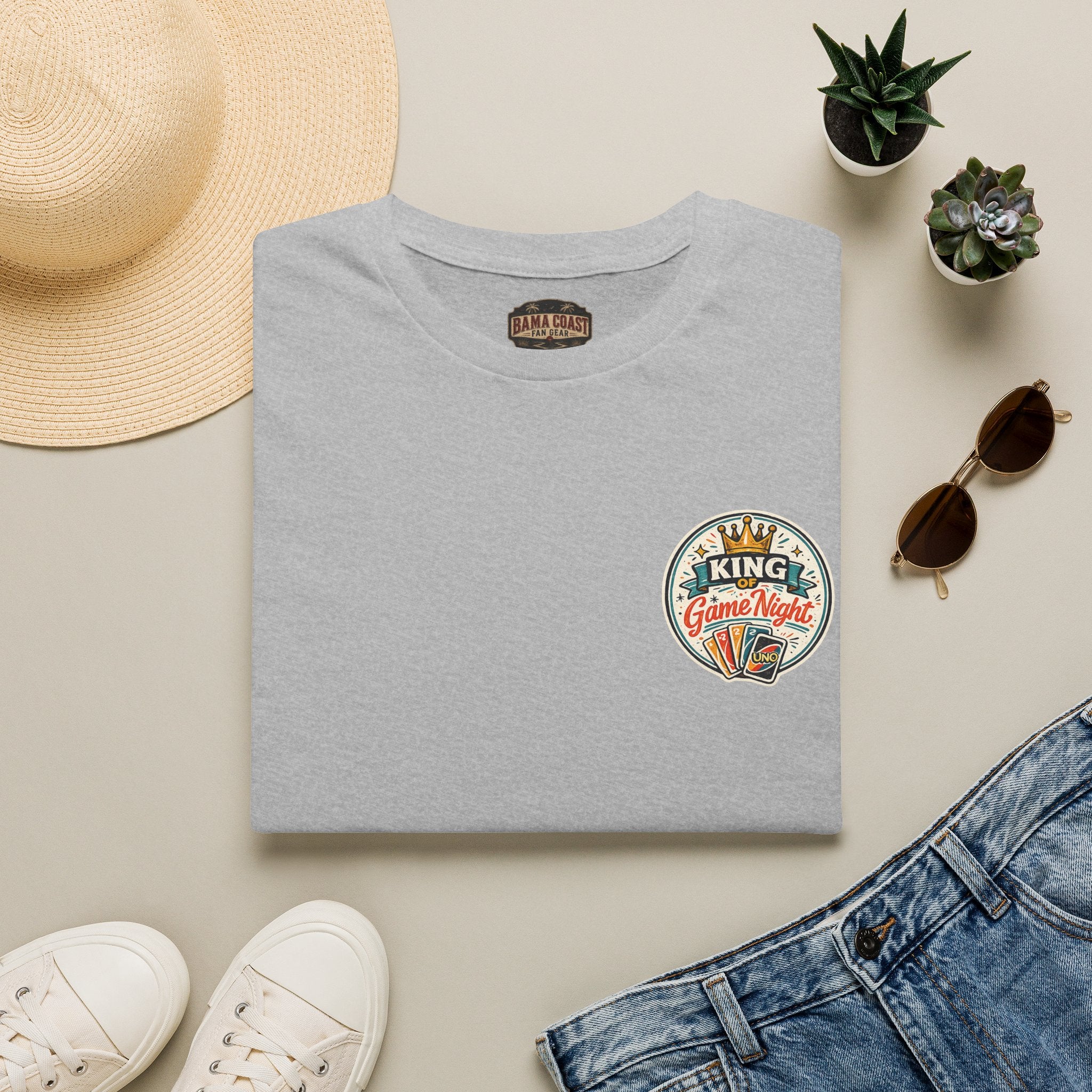 King of Game Night T-Shirt — Retro Gaming Logo Tee