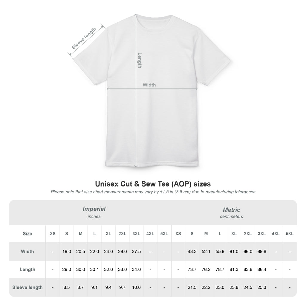Allover Fish Pattern Tee | Marine Aquarium Ocean Life Shirt