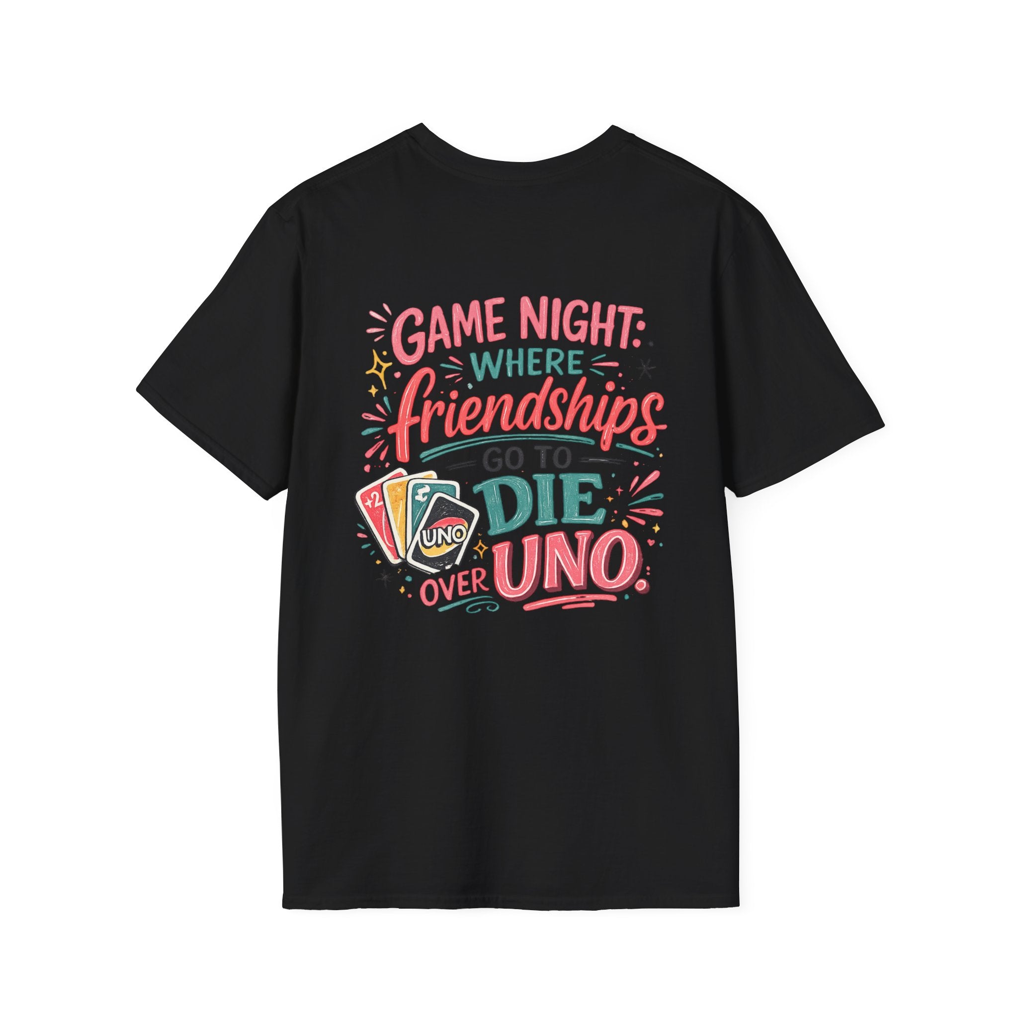Game Night Queen T-Shirt — Floral Cards & Crown Design