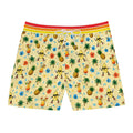 Disney Cruise-Inspired Tropical Swim Shorts | Pineapple, Tropical Drink & Island Print | Matching Family Vacation Swimwear