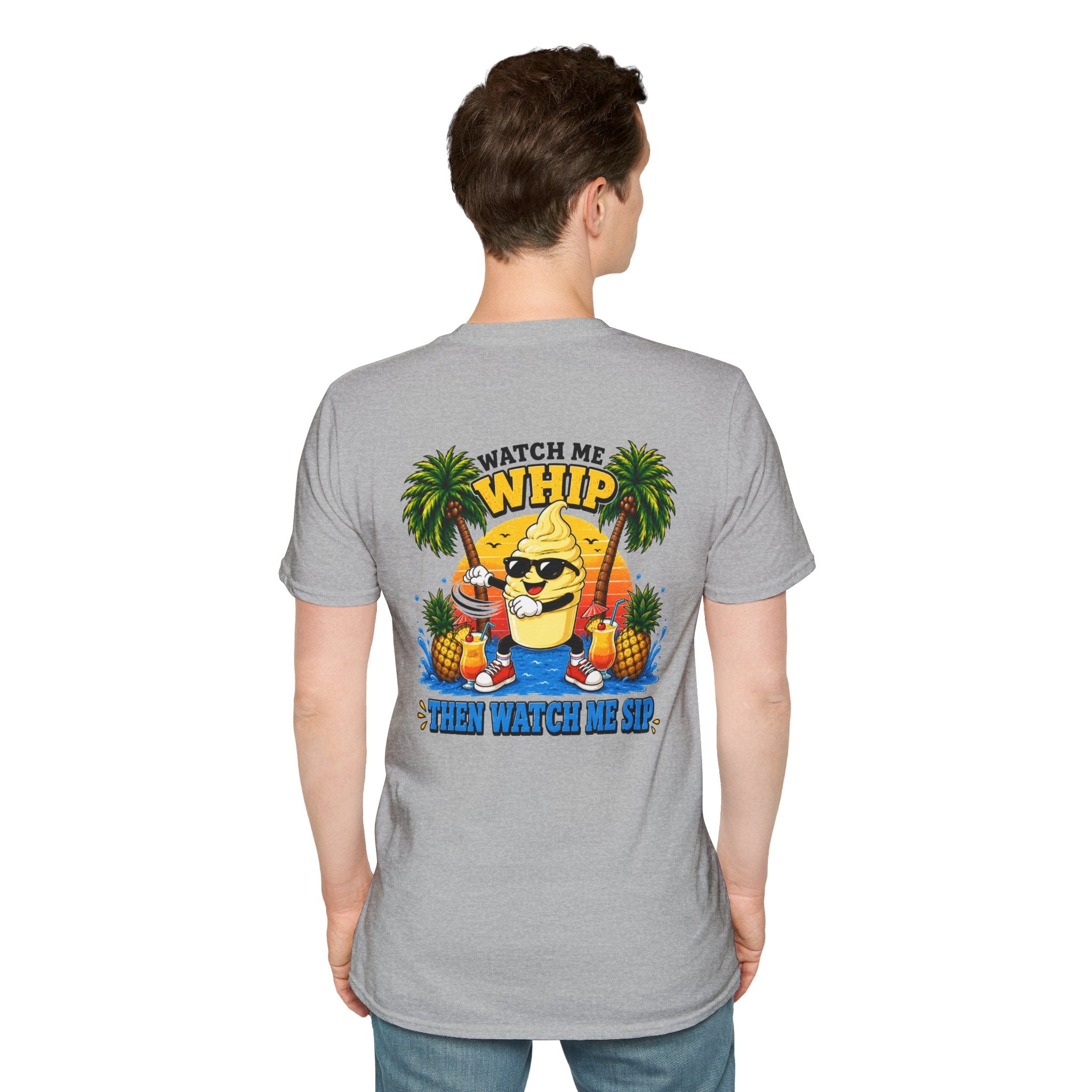 Watch Me Whip Then Watch Me Sip Disney Cruise Shirt | 2026 Family Cruise Shirt | Matching Cruise Shirts | Pineapple Vacation Tee | Cruise Squad Gift