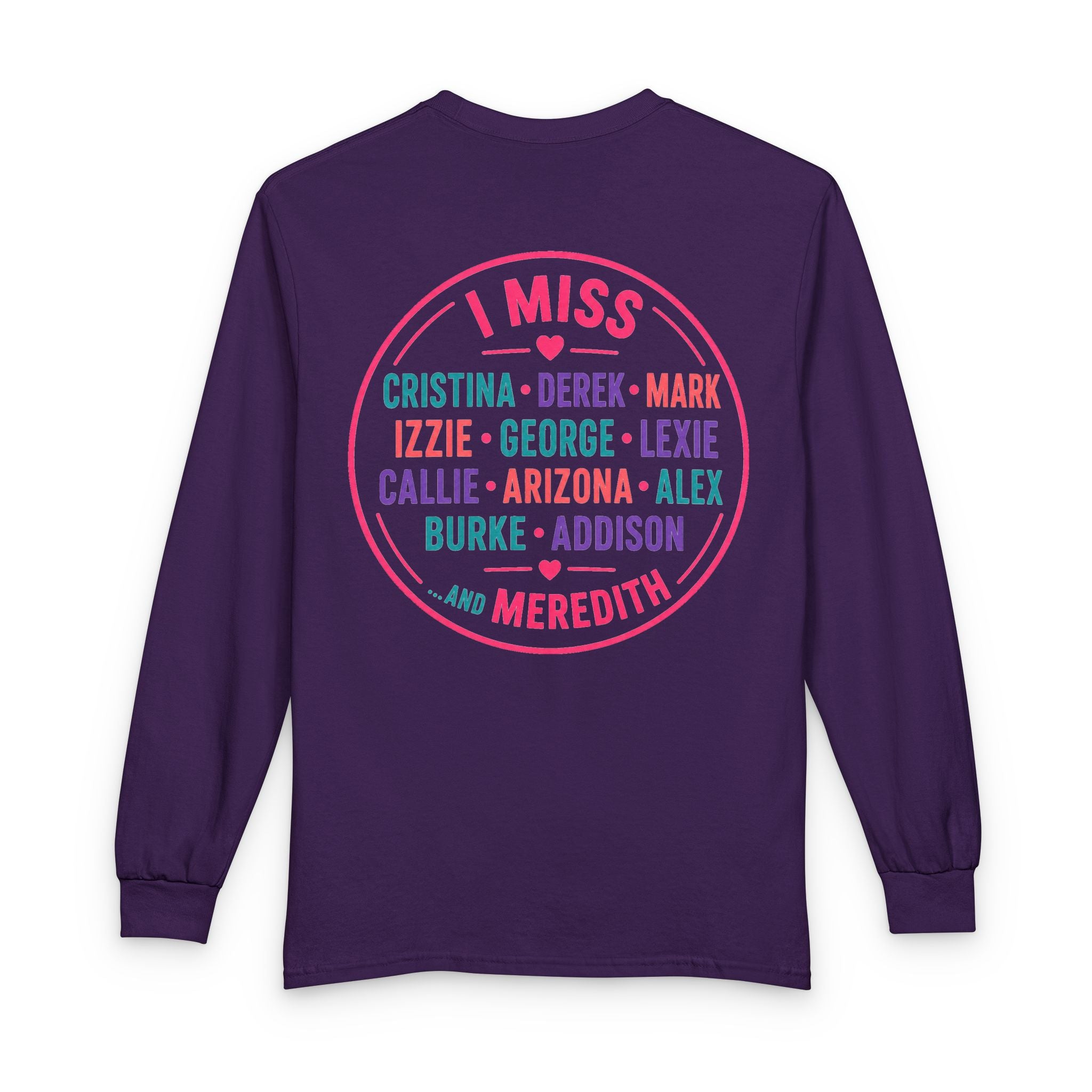 Raised on Old Grey's Shirt | Funny Grey's Anatomy Inspired Long Sleeve | Nostalgic TV Fan Gift | Seattle Grace Era Tee | Comfort Show Long Sleeve Tee