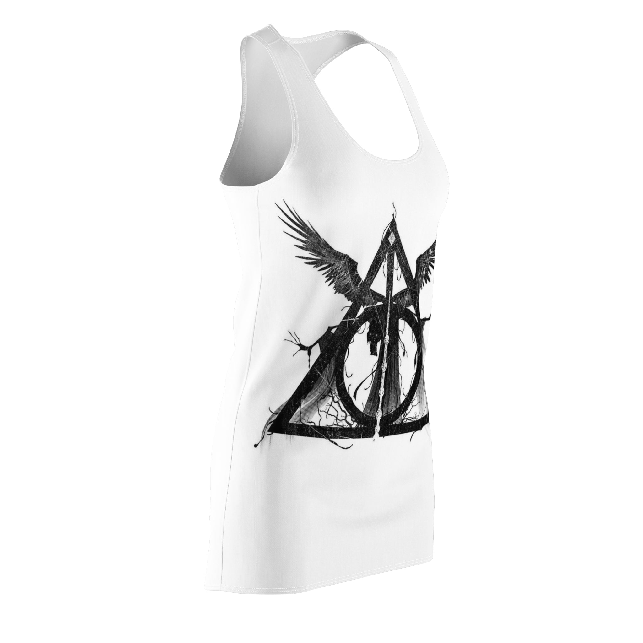 Deathly Magical ~ Women's Cut & Sew Racerback Dress (AOP)