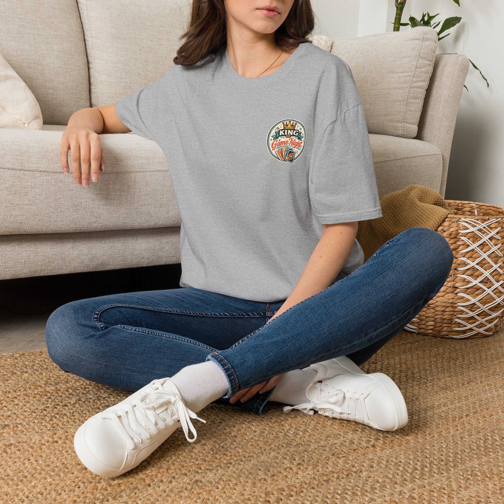 King of Game Night T-Shirt — Retro Gaming Logo Tee