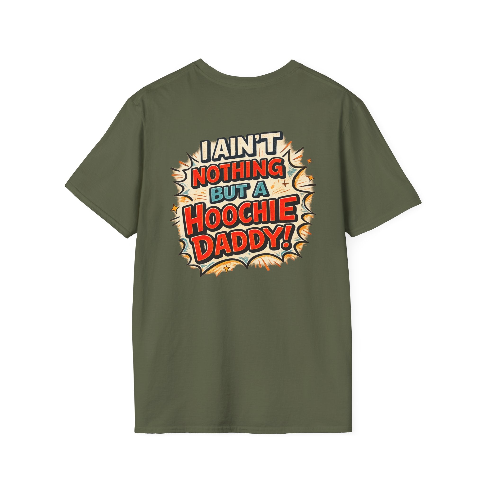 Hoochie Daddy Graphic T-Shirt — "I Ain't Nothing But a Hoochie Daddy" Retro Comic Tee