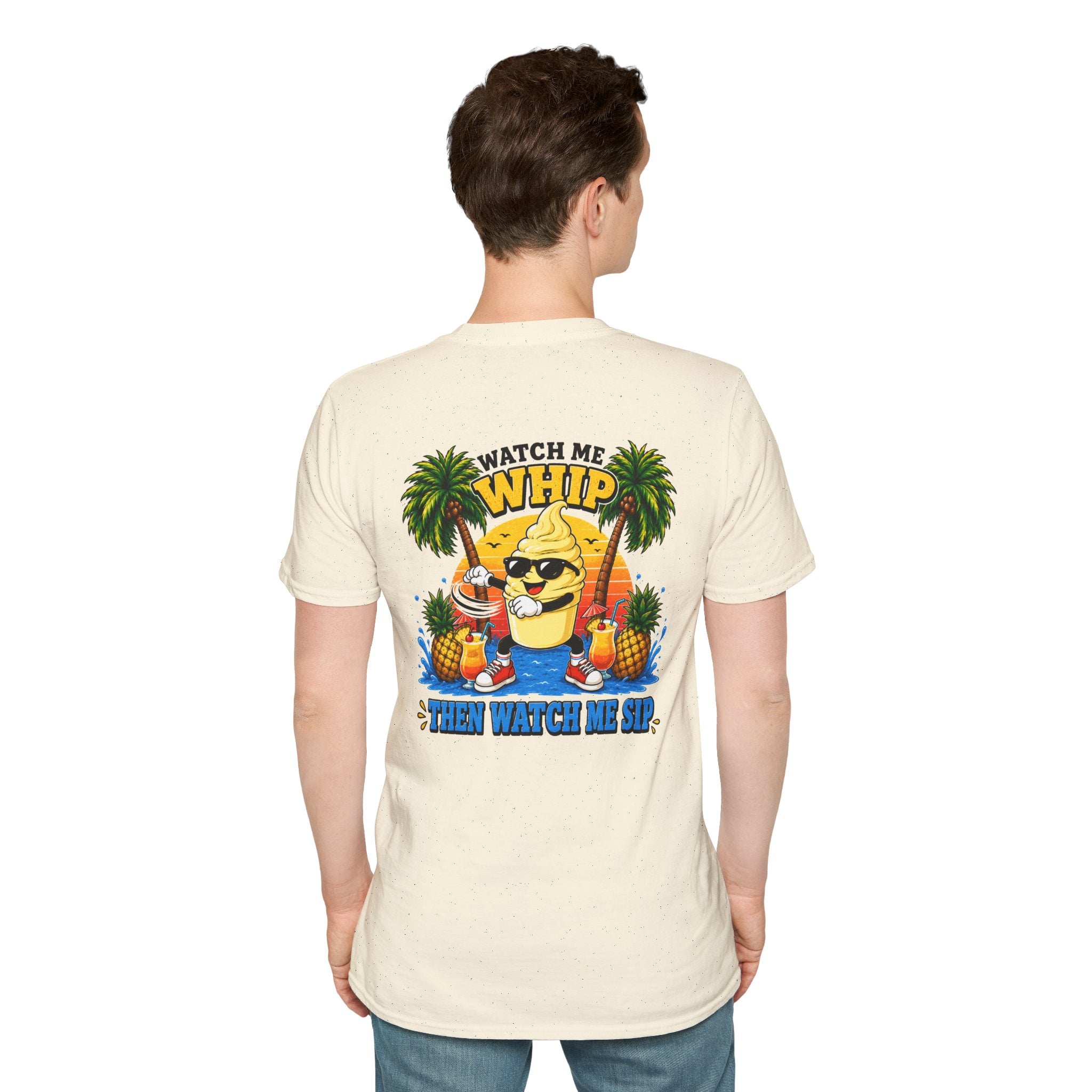 Watch Me Whip Then Watch Me Sip Disney Cruise Shirt | 2026 Family Cruise Shirt | Matching Cruise Shirts | Pineapple Vacation Tee | Cruise Squad Gift