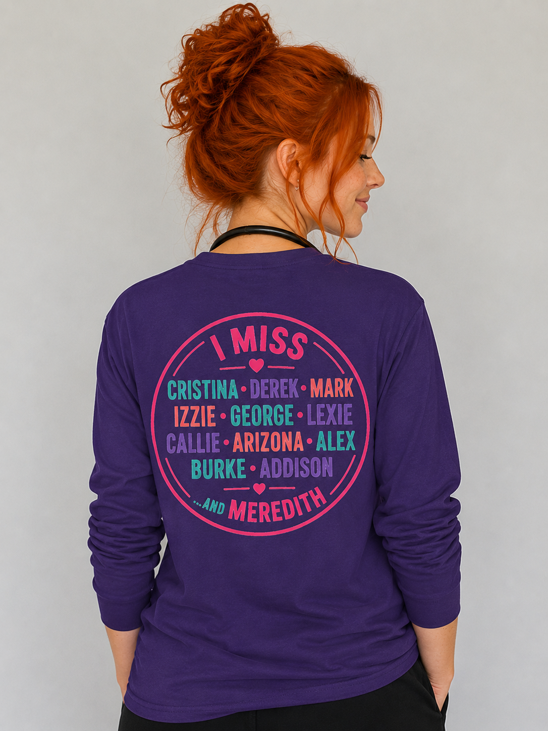 Raised on Old Grey's Shirt | Funny Grey's Anatomy Inspired Long Sleeve | Nostalgic TV Fan Gift | Seattle Grace Era Tee | Comfort Show Long Sleeve Tee