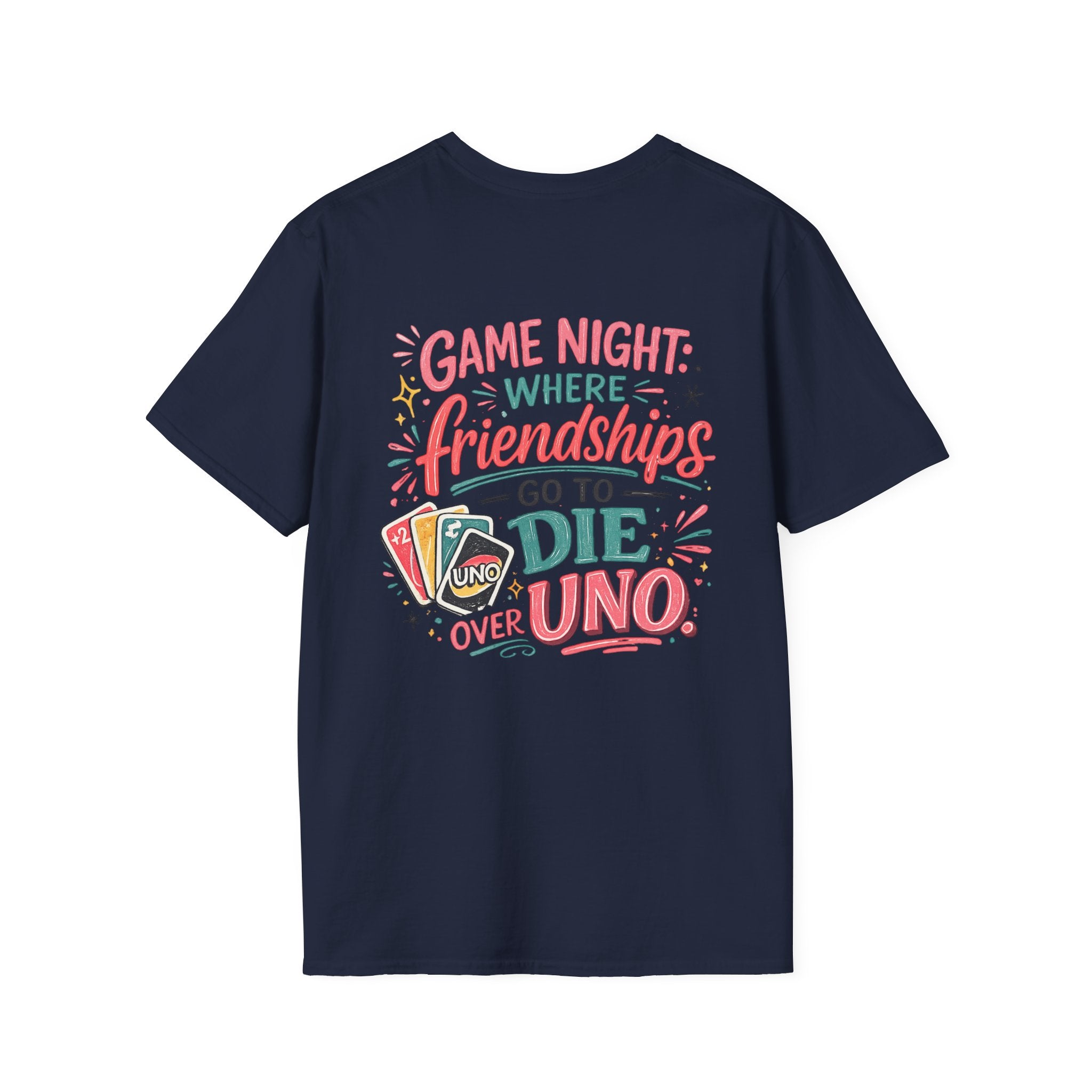 Game Night Queen T-Shirt — Floral Cards & Crown Design