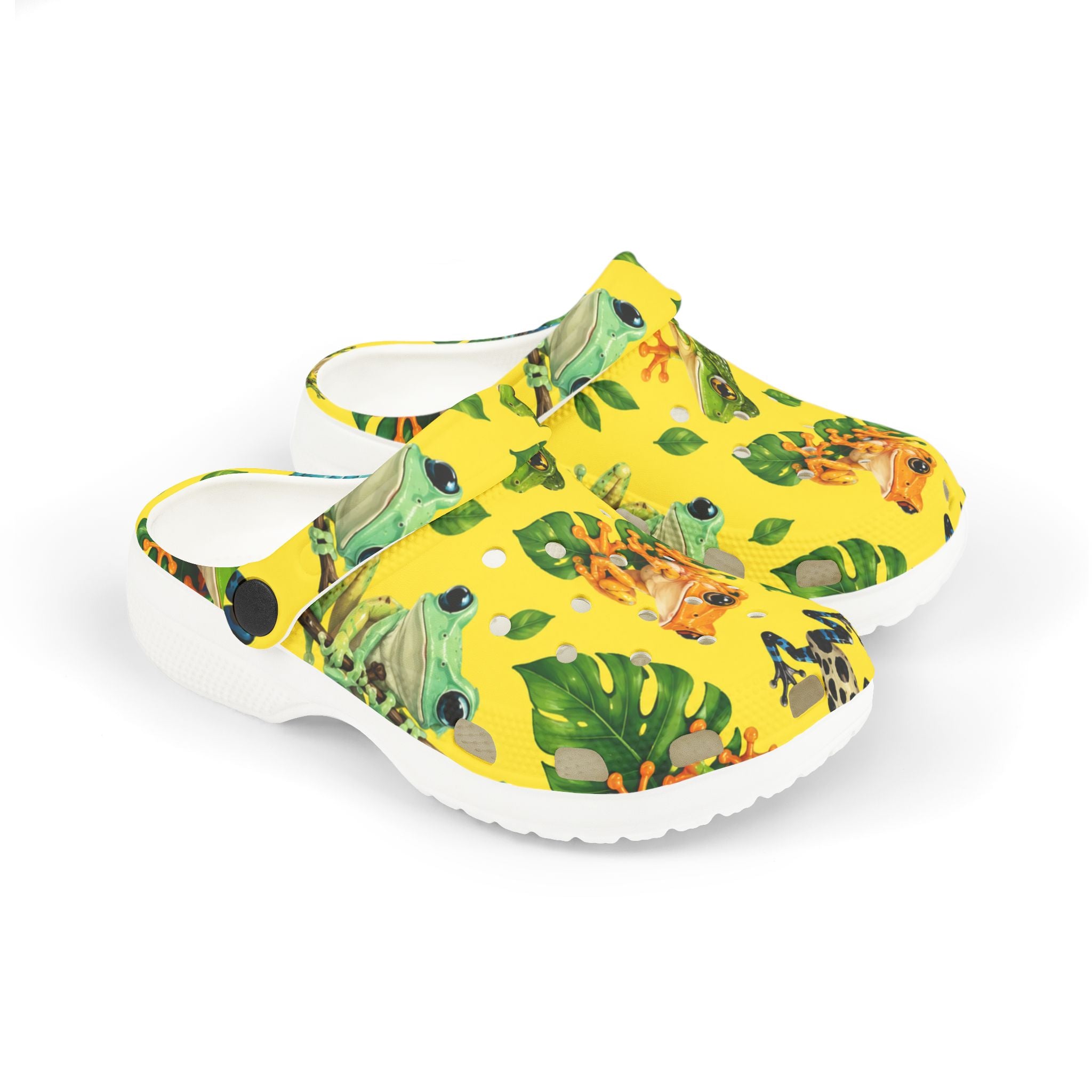 Frogs~ Kid's EVA Foam Clogs (AOP)