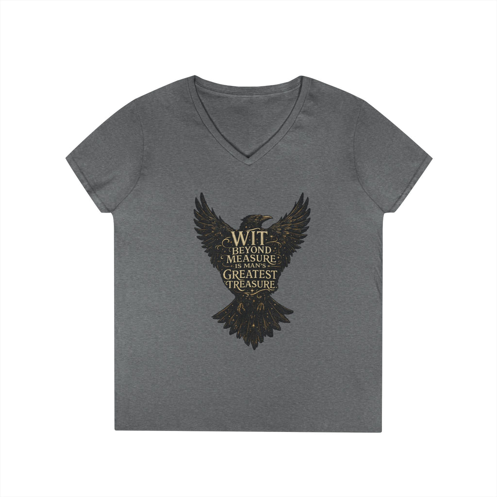 Ladies' V-Neck Witty Wizard T-Shirt