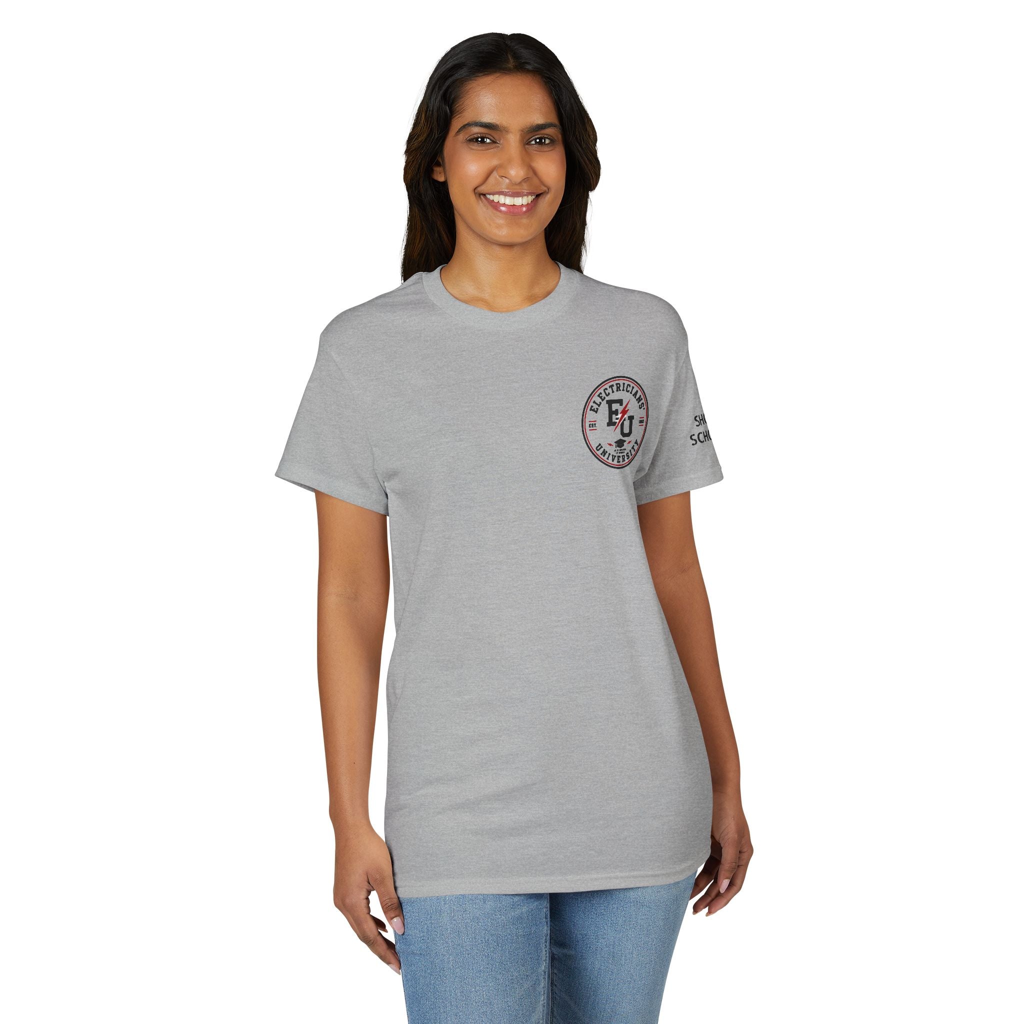 Electrical 101 T-Shirt — "Don't Touch the Shiny Parts" Retro Electrician Tee