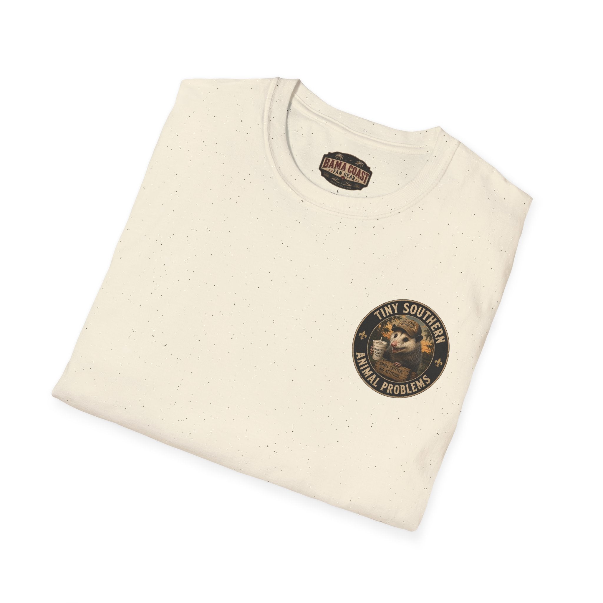 Randy Possum Magazine T-Shirt — 'Randy Possum' Vintage Animal Graphic Tee
