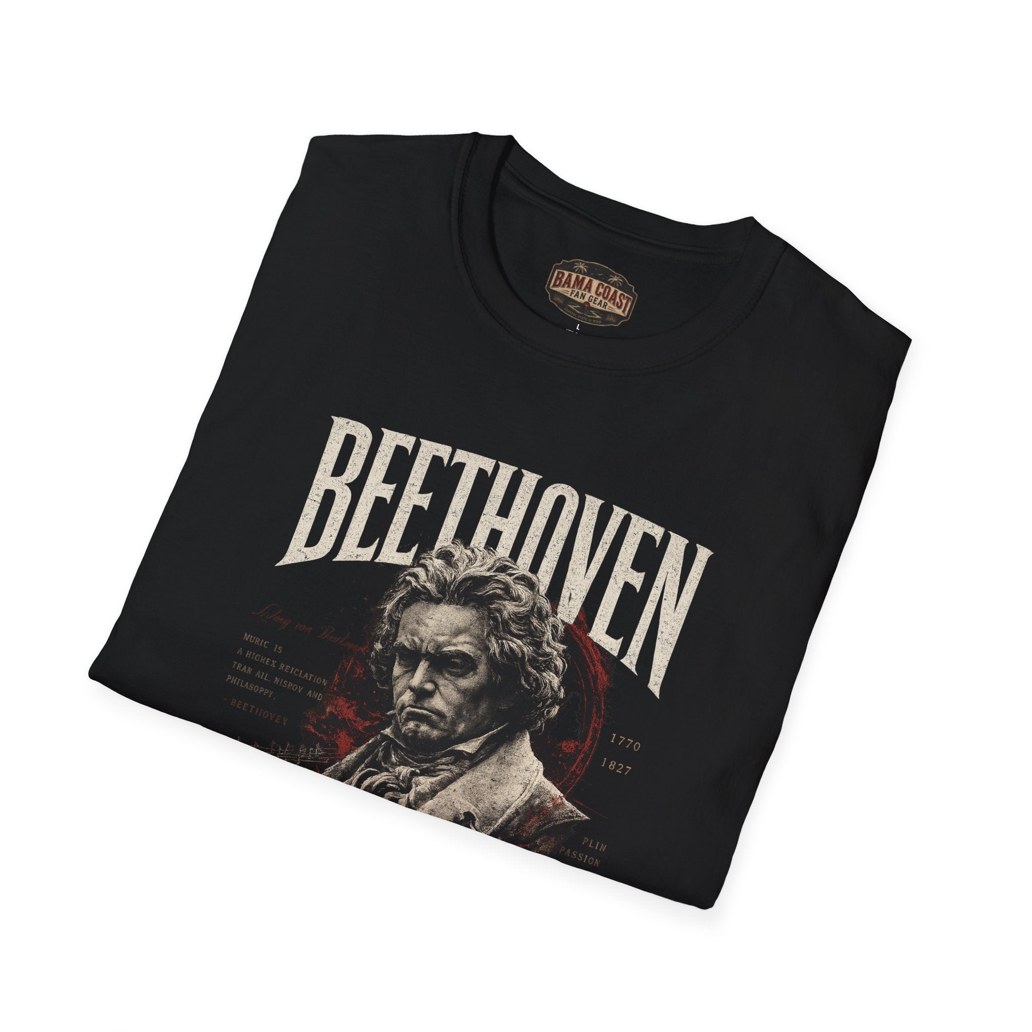 Beethoven Modern Concert T-Shirt | Classical Composer Graphic Tee