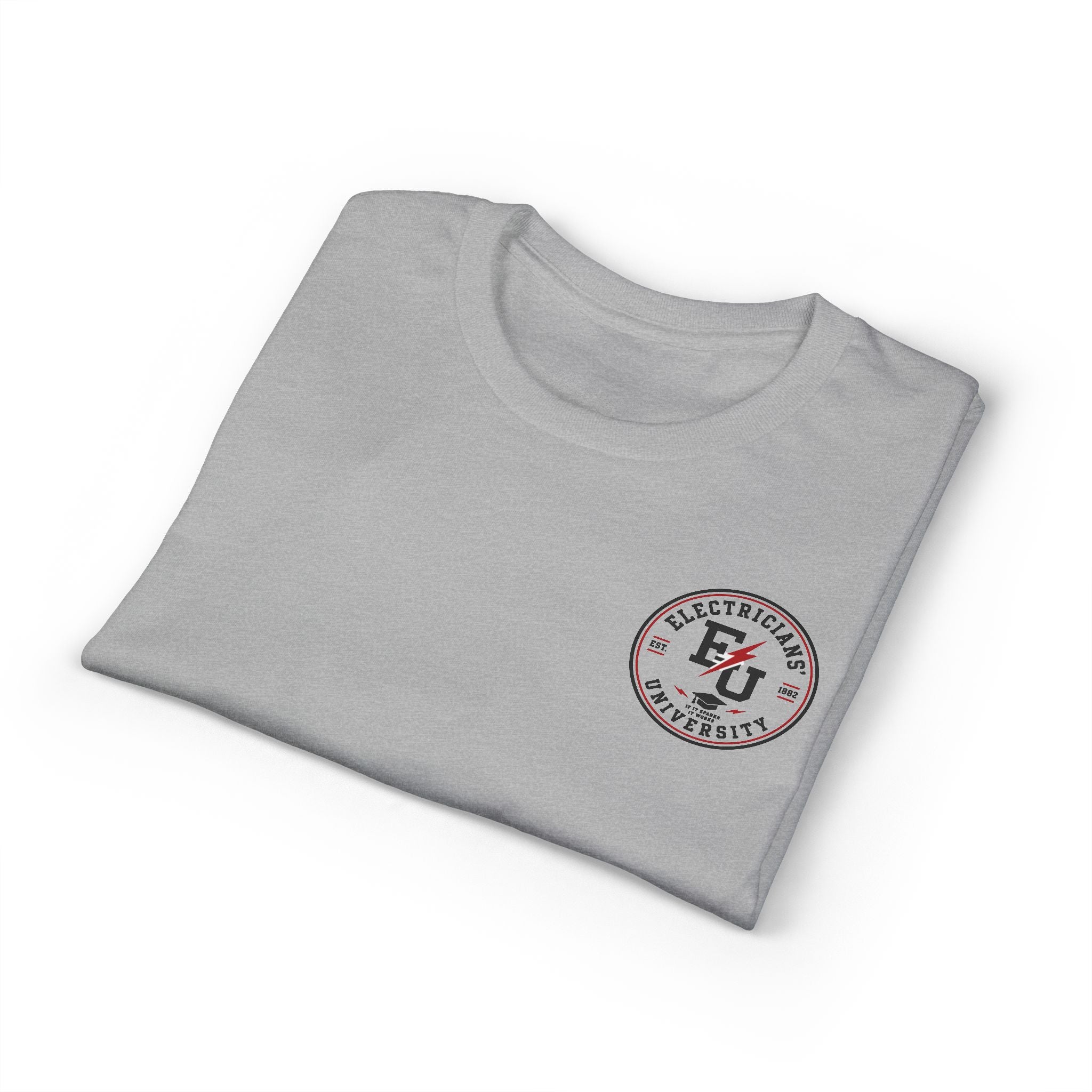 Electrical 101 T-Shirt — "Don't Touch the Shiny Parts" Retro Electrician Tee