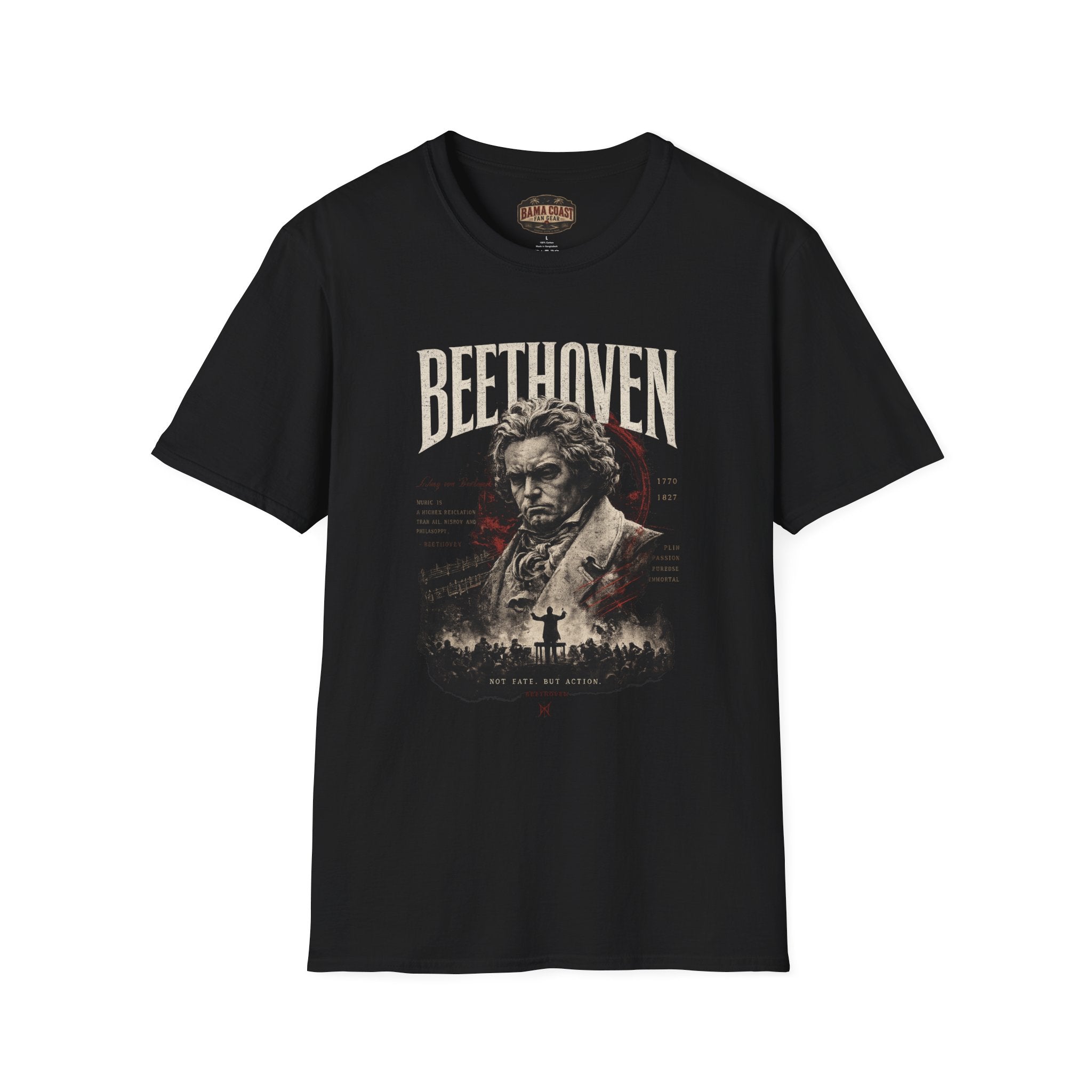 Beethoven Modern Concert T-Shirt | Classical Composer Graphic Tee