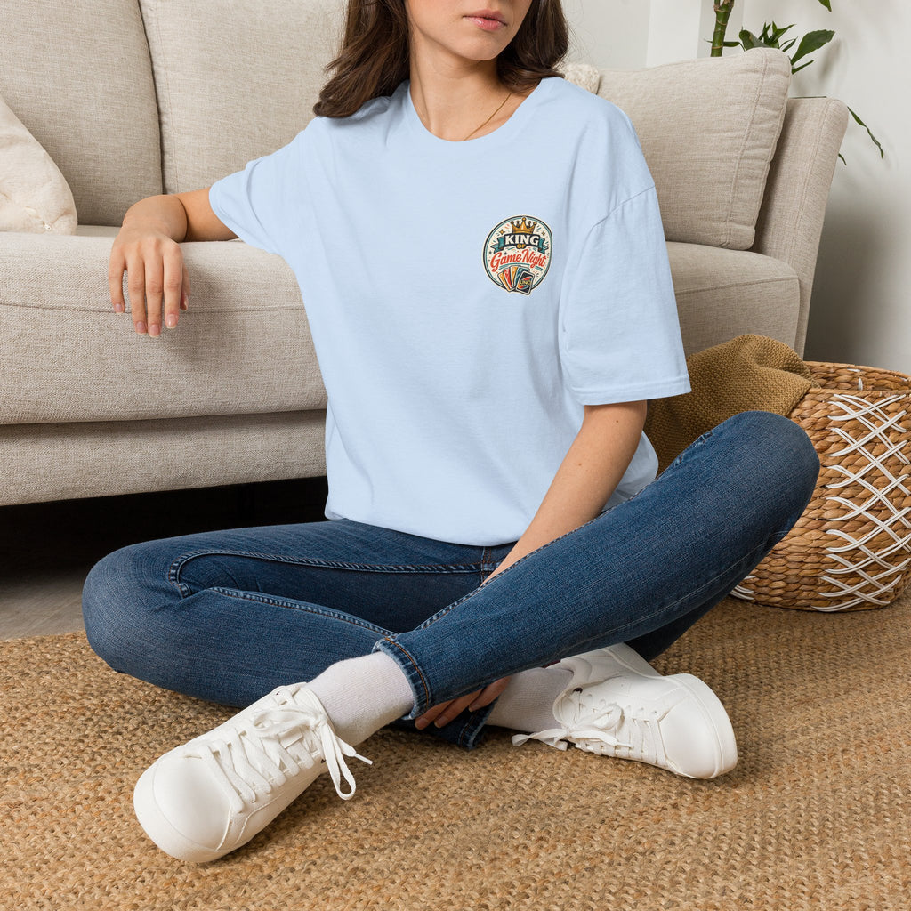 King of Game Night T-Shirt — Retro Gaming Logo Tee