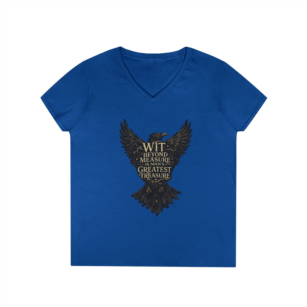 Ladies' V-Neck Witty Wizard T-Shirt